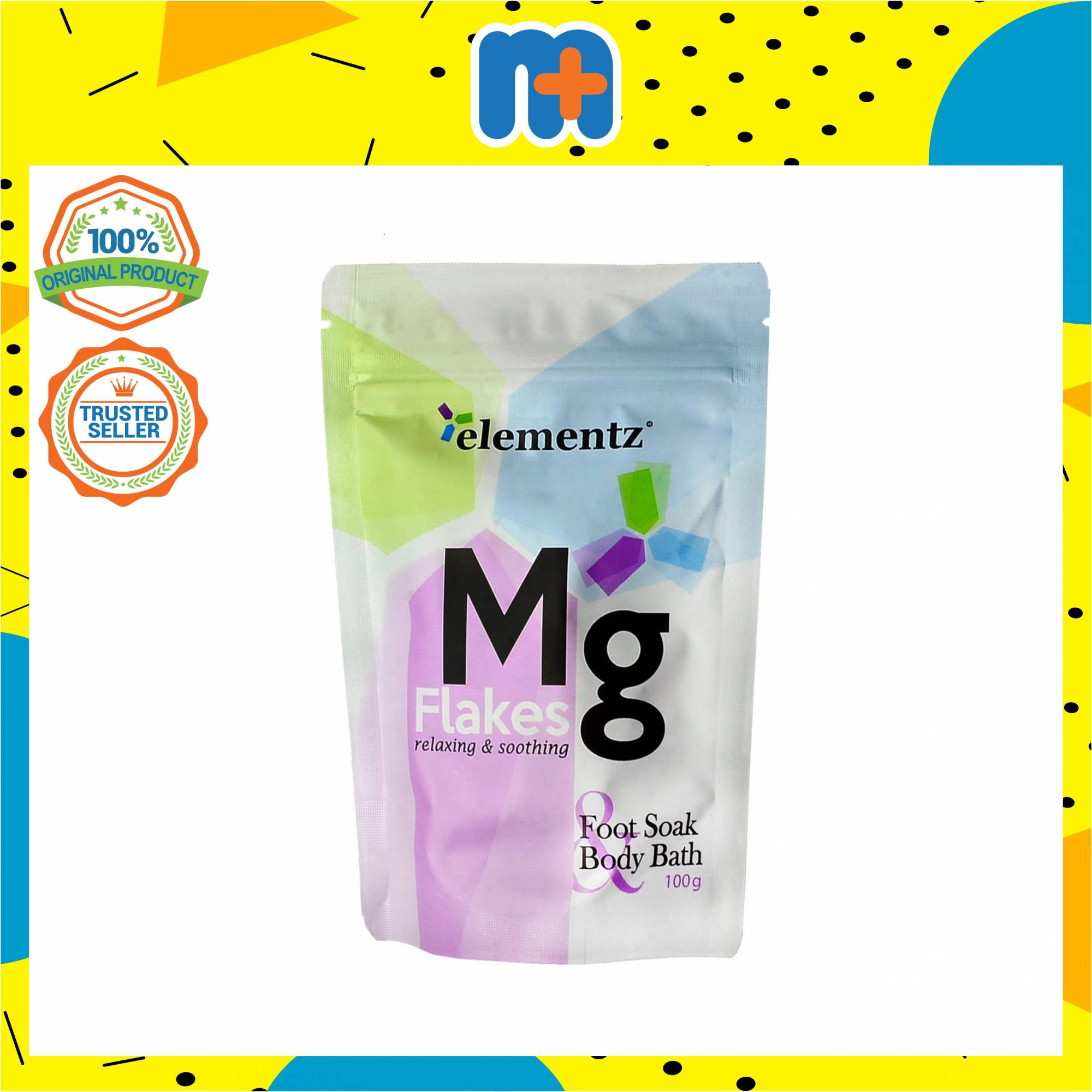 [MPLUS] ELEMENTZ MAGNESIUM FLAKES 100G